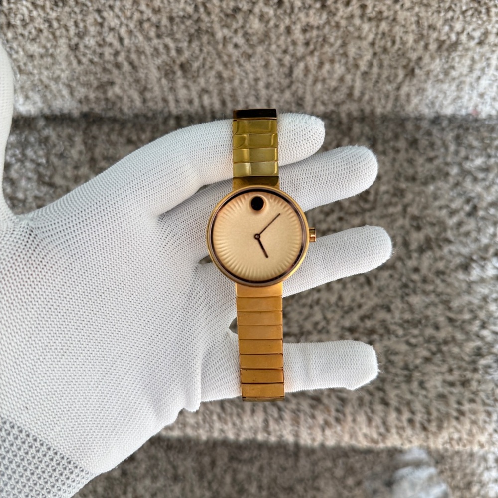 MOVADO Edge Rose Dial Rose Gold PVD Ladies Watch